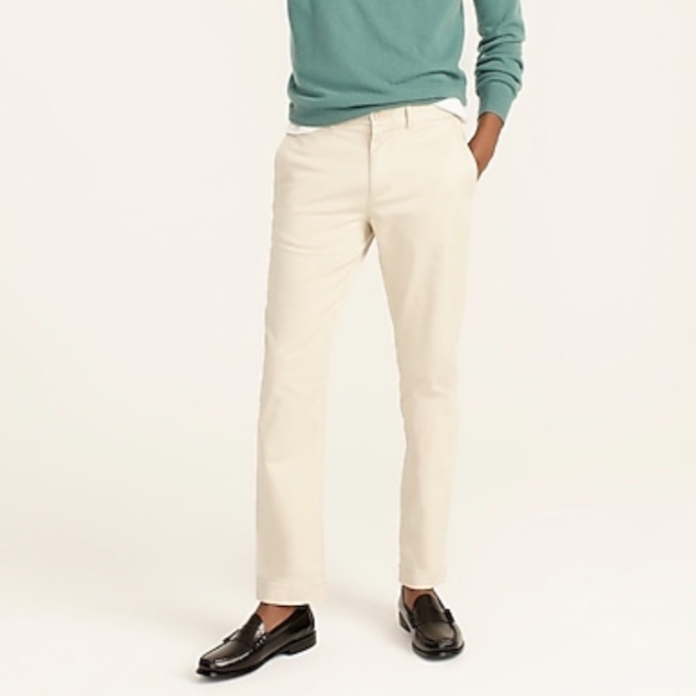 NWOT J crew 770 straight fit stretch pants faded chino